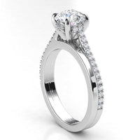 Calida - Unique Diamond Halo Ring thumbnail 4