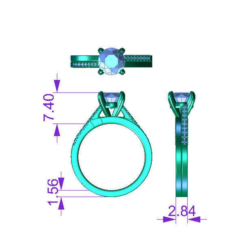 Calida - Engagement Ring Measurements — view 5