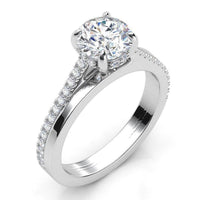 Calida - Unique Diamond Halo Ring thumbnail 2