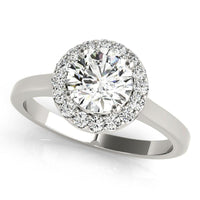 Callie - Classic Diamond Halo Engagement Ring thumbnail 3
