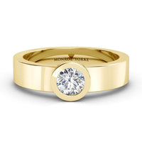 Carter Yellow Gold - Men's Single Diamond Ring thumbnail 1