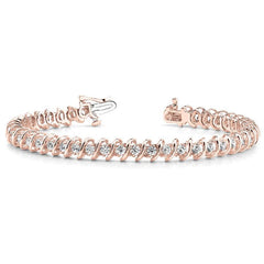 Charis - S-Link Diamond Tennis Bracelet, Rose Gold