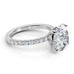 Clover - Make a Statement.  4.0 Carat Round Diamond. Lab Grown - Monroe Yorke Diamonds