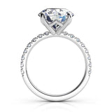 Clover - Make a Statement.  4.0 Carat Round Diamond. Lab Grown - Monroe Yorke Diamonds