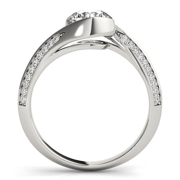 Connie — Round Lab Grown Diamond Engagement Ring with Pavé Band — hand-finished lab grown engagement ring by Monroe Yorke Diamonds — view 4