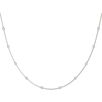 Dahlia Diamond Station Necklace 0.50ct thumbnail 1