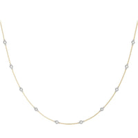 Dahlia Diamond Station Necklace 0.50ct thumbnail 3