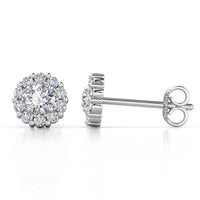 Daisy - Diamond Cluster Earrings 0.75ct thumbnail 2