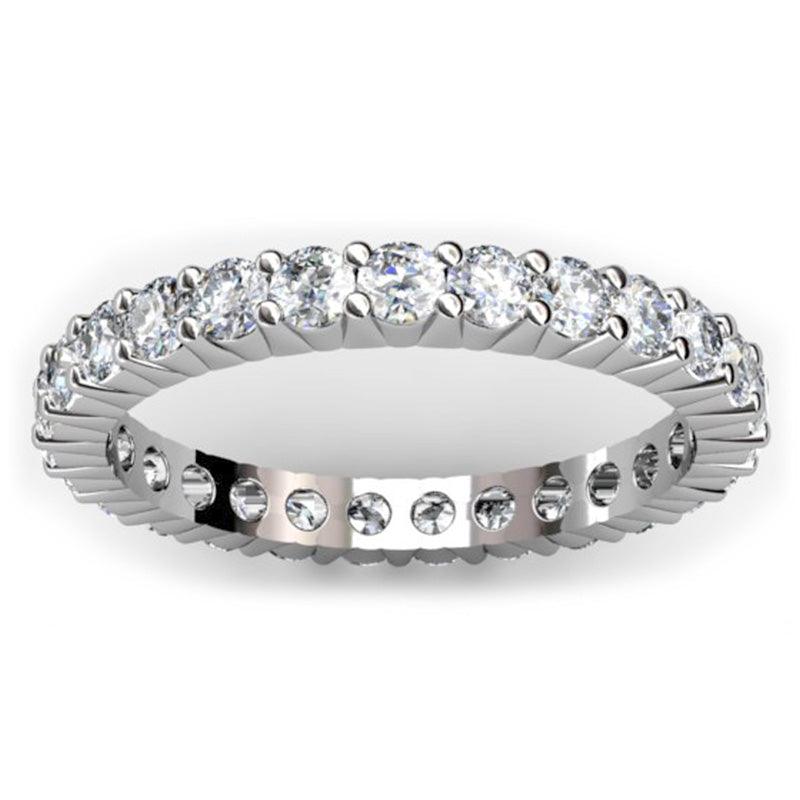 Diane - Diamond Anniversary and Wedding Ring. White gold or platinum