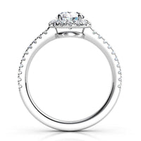 Ecco Round Brilliant Diamond Halo Engagement Ring – 18ct Gold Collection thumbnail 5