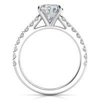 Elodie – Oval Cut Diamond Engagement Ring thumbnail 5