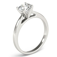 Elora Platinum - 4 Claw Solitaire Diamond Ring thumbnail 4