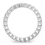 Eternity Diamond Ring, Wedding Ring, Anniversary Ring. Side view