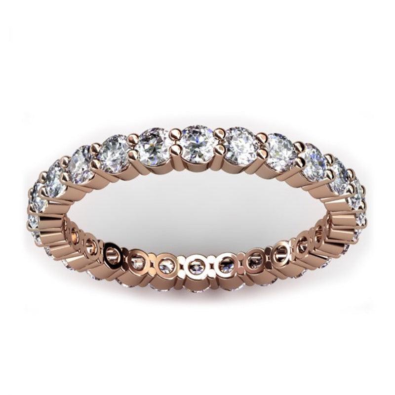 Eternity Rose Gold Diamond Wedding & Anniversary Ring 1.40ct - Monroe Yorke Diamonds