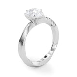 Etta - Centre 1.50 Carat Pear Cut Lab Grown Diamond Ring - Monroe Yorke Diamonds