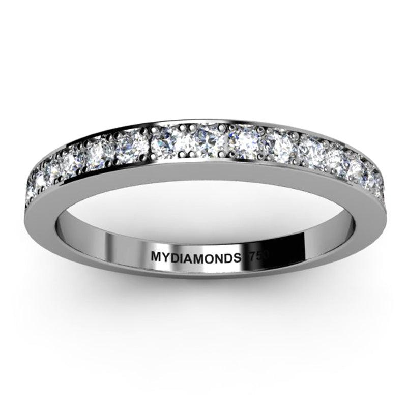 Fiona Ladies Diamond Wedding Ring, 0.30 carats. Top View.