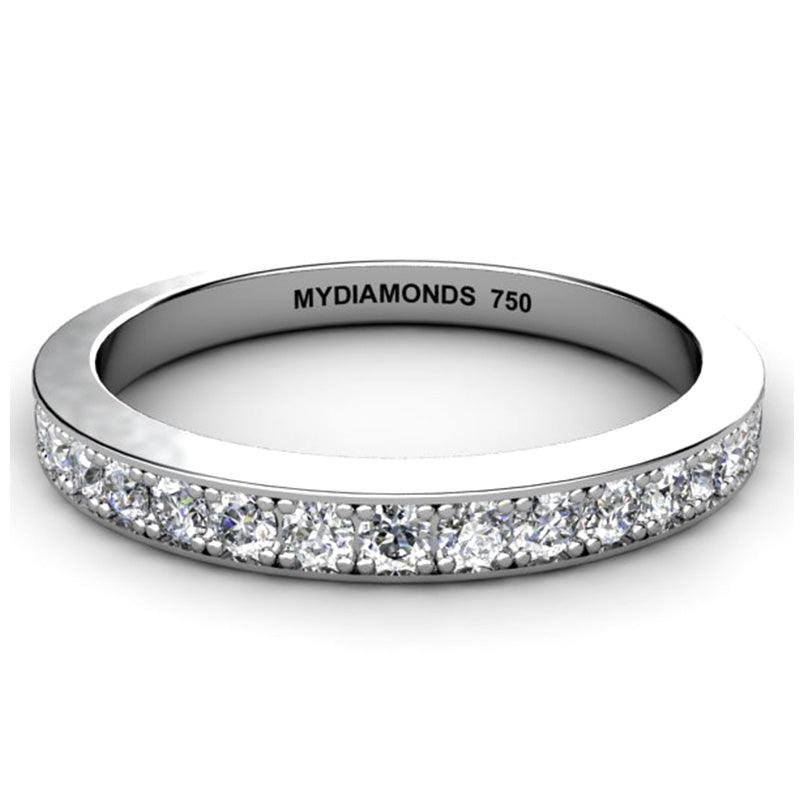 Fiona Ladies Diamond Wedding Ring, 0.30 carats. Side View 2