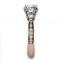 Forever - Rose Gold Three Diamond Ring thumbnail 5