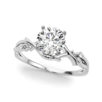 Giada — Round Lab Grown Diamond Engagement Ring with Twisted Band thumbnail 2