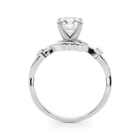 Giada — Round Lab Grown Diamond Engagement Ring with Twisted Band thumbnail 5