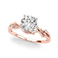 Giada — Round Lab Grown Diamond Engagement Ring with Twisted Band thumbnail 6