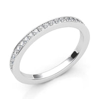 Gigi - Stylish & Modern, Diamond Wedding Band 0.21ct thumbnail 2