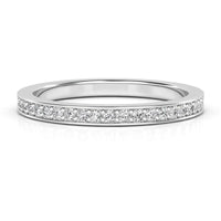 Gigi - Stylish & Modern, Diamond Wedding Band 0.21ct thumbnail 1