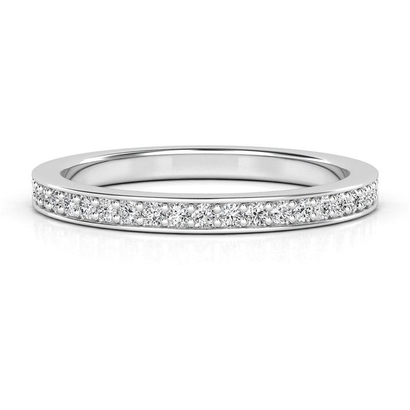 Gigi - Stylish & Modern, Diamond Wedding Band 0.21ct
