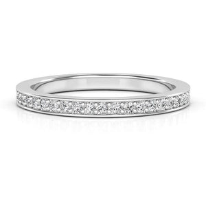 Gigi - Stylish & Modern, Diamond Wedding Band 0.21ct, view 1