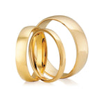 Half round wedding band. 3.0mm wide