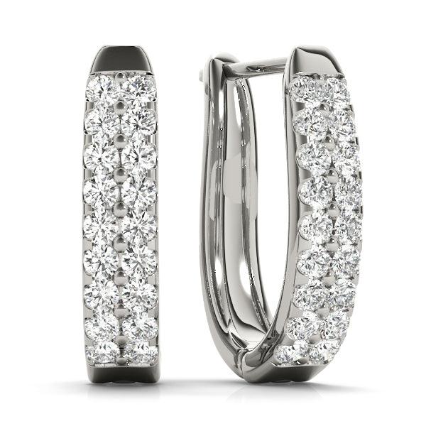 Isla - Contemporary Diamond Earrings 0.50ct - Monroe Yorke Diamonds — view 11