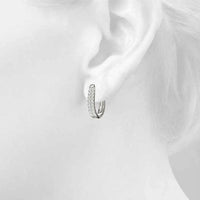 Isla - Contemporary Diamond Earrings 0.50ct thumbnail 2