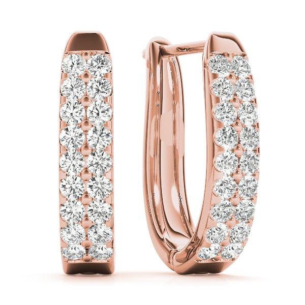 Isla - Contemporary Diamond Earrings 0.50ct - Monroe Yorke Diamonds
