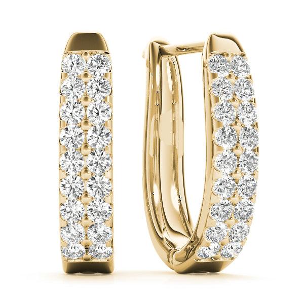 Isla - Contemporary Diamond Earrings 0.50ct - Monroe Yorke Diamonds