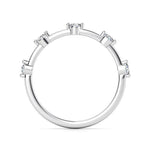 Island diamond ring side view