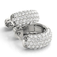 Ivy - Diamond Huggies with Five Rows of Diamonds 0.75ct thumbnail 2