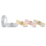 Jaxon - Mens Wedding Ring.  Available in white gold, yellow gold, rose gold to combinations and platinum