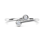 Kay diamond dress ring, diamond stack ring. 