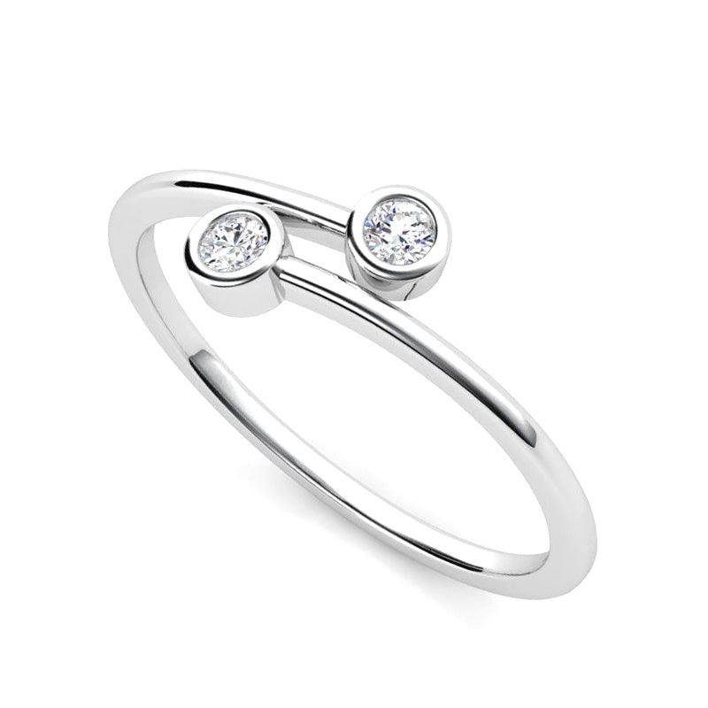 Kay diamond dress ring, diamond stack ring. Perfect gift — view 2