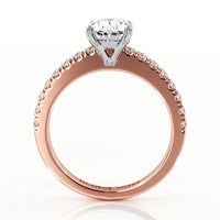 Kendall - Oval Diamond Engagement Ring Rose Gold thumbnail 4