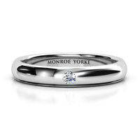 Khloe - Solo Diamond Wedding Ring thumbnail 1
