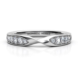 Lacey - Fitted Diamond Wedding Ring 0.28ct, view 1
