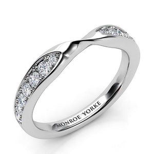Lacey - Fitted Diamond Wedding Ring 0.28ct, view 2