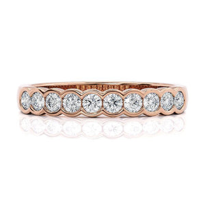Leah - Unique Diamond Wedding & Anniversary Ring 0.50ct, view 4