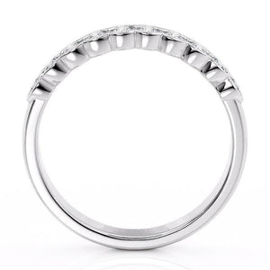 Leah - Unique Diamond Wedding & Anniversary Ring 0.50ct, view 3
