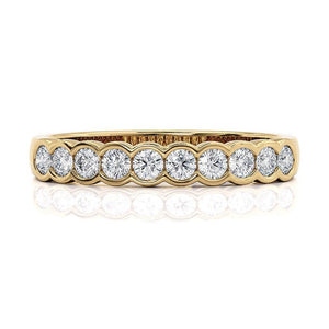 Leah - Rose Gold Diamond Wedding & Anniversary Ring 0.50ct, view 4
