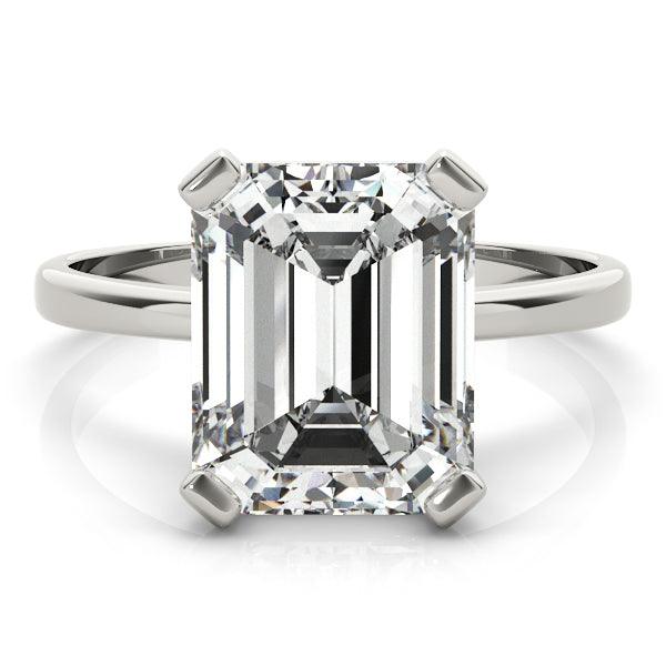 Lenore - Unparalleled luxury 4.0 Carat Emerald Cut Diamond Ring from Monroe Yorke Diamonds