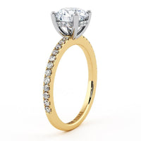 Liliana - Hidden Halo Gold Engagement Ring thumbnail 4