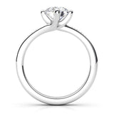 Unique Lola engagement ring side view