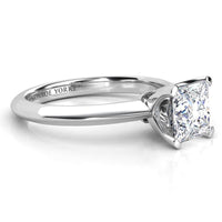 Louisa – Platinum Princess Cut Diamond Solitaire Ring thumbnail 5